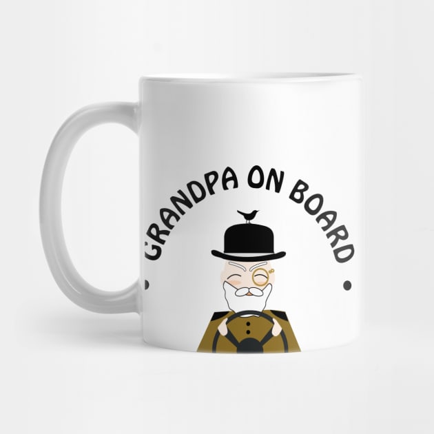 Grandpa on board by pois